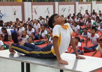 jj school yoga section